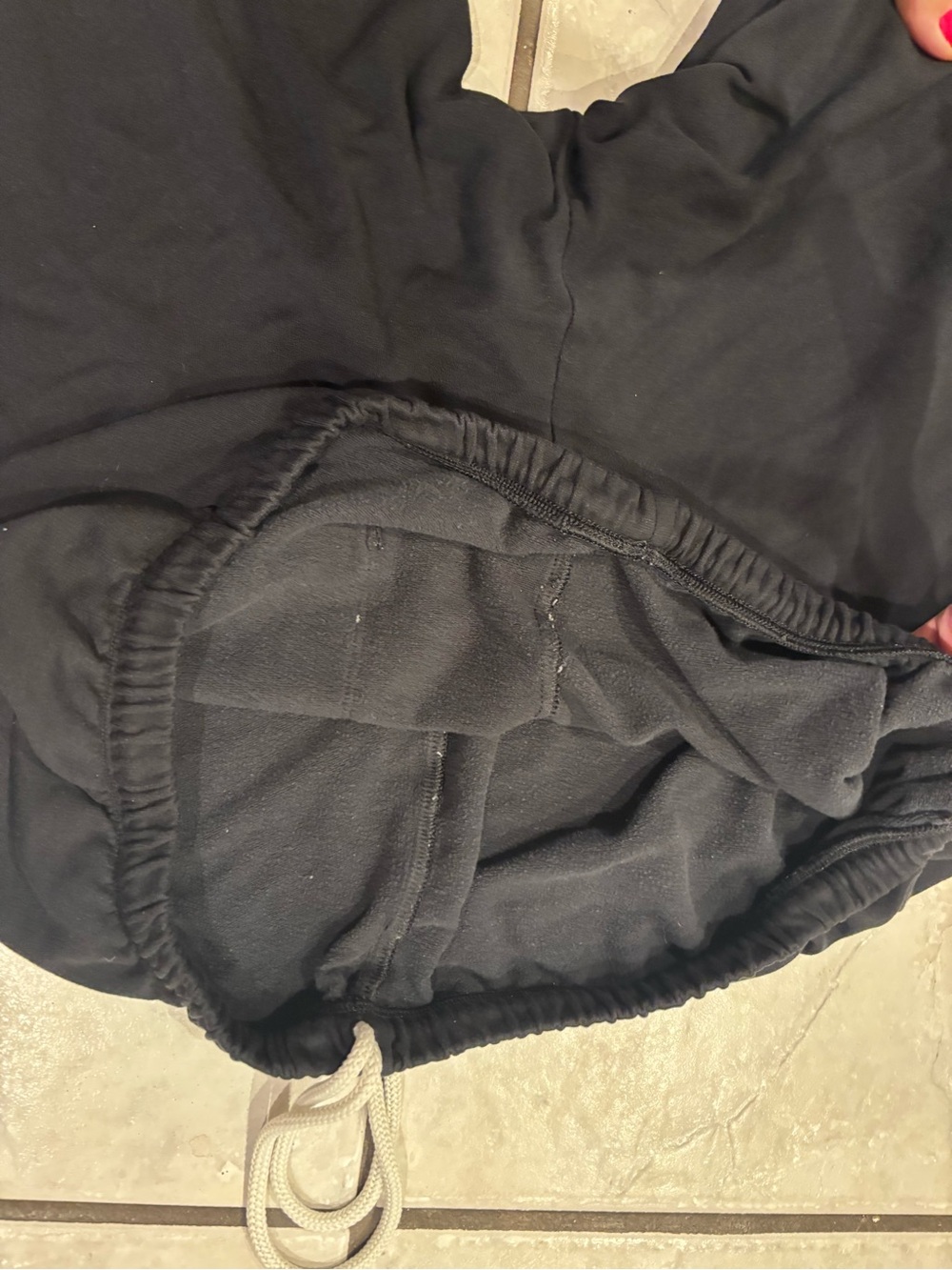 Black Drawstring Jogger Pants AERIE XL WITH BACK POCKET - Picture 5 of 5